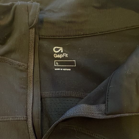 Black Athletic Quarter Zip Jacket - Picture 2 of 6